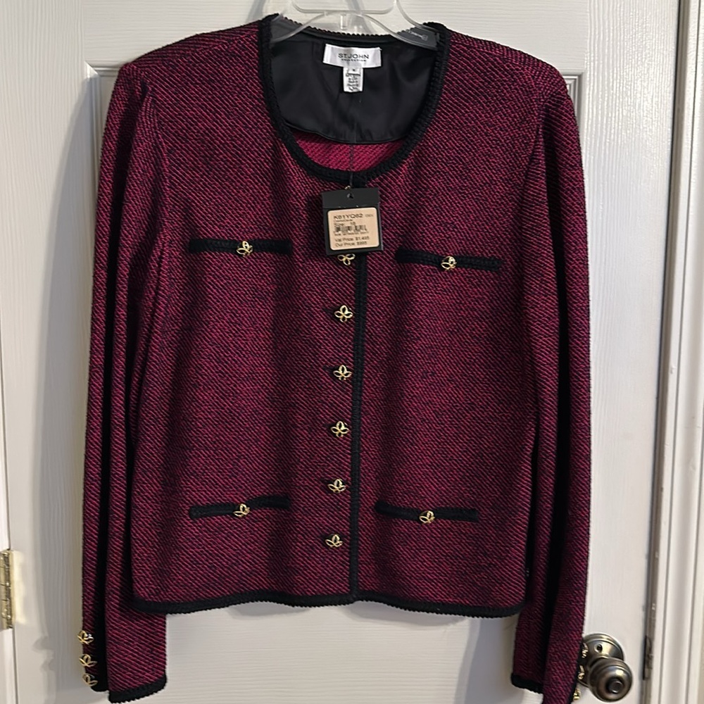 NWT St. John Collection Jacket, sz 16.